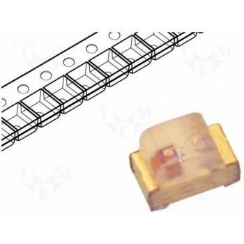 LED SMD 0603 желтый 40?80мкд KINGBRIGHT ELECTRONIC KP-1608SYC