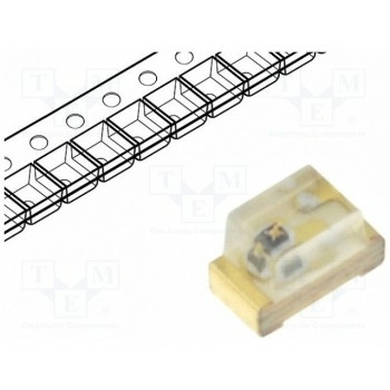 LED SMD 0603 желтый 18-120мкд KINGBRIGHT ELECTRONIC KP-1608SYCK