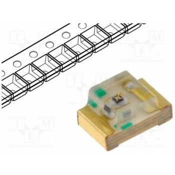 LED SMD 0805 желтый 36-100мкд KINGBRIGHT ELECTRONIC KP-2012SYC