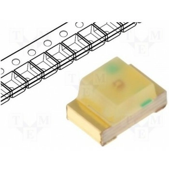 LED SMD 0805 желтый 3-8мкд KINGBRIGHT ELECTRONIC KP-2012YD-TR