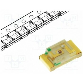 LED SMD 1206 красный 4-12мкд KINGBRIGHT ELECTRONIC KP-3216EC