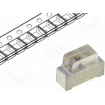 LED SMD 0602 красный KINGBRIGHT ELECTRONIC KPA-1606SURCK