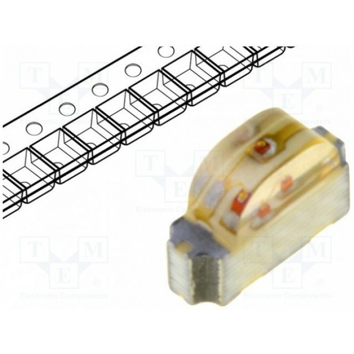 LED SMD 1104 KINGBRIGHT ELECTRONIC KPBA-3010SYKCGKC (KPBA-3010SYKCGKC)