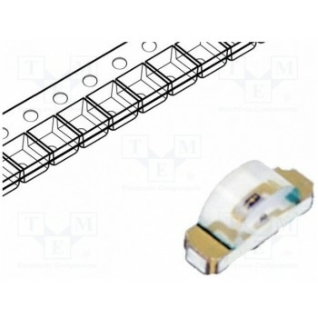 LED SMD 1206 зеленый 18-35мкд LITEON LTST-S110KGKT