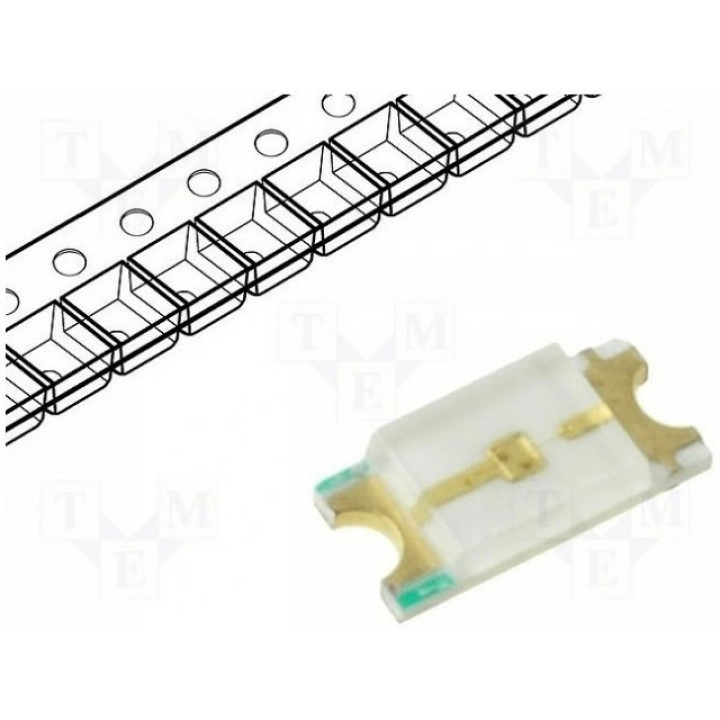 LED SMD 1206 зеленый OPTOFLASH OF-SMD3216YG-RV (OF-SMD3216YG-RV)