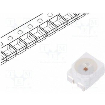 LED SMD 3528PLCC4 красный OPTOSUPPLY OS5RKAS3C1A