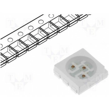 LED SMD 5060PLCC6 красный OPTOSUPPLY OSR5MTS4C1A