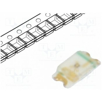 LED SMD 0603 красный 16?40мкд ROHM SEMICONDUCTOR SML-E12V8WT86