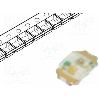 LED SMD 0402 зеленый 56?100мкд ROHM SEMICONDUCTOR SMLP13EC8TT86