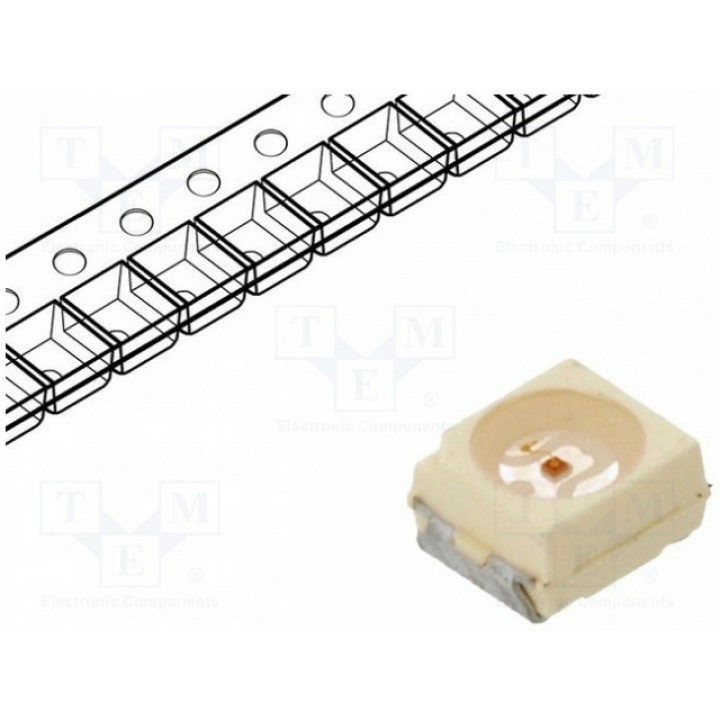 LED SMD 3528PLCC2 зеленый VISHAY VLMG3100-GS08 (VLMG3100-GS08)