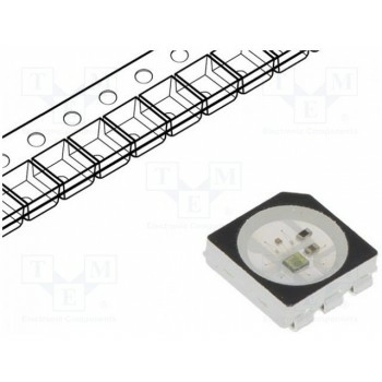 LED SMD 5050PLCC6 WORLDSEMI WS2813B-B
