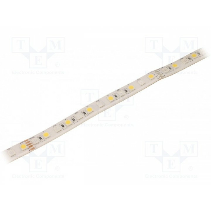 Лента LED RGBW LED/м 96 SMD 5050 WISVA OPTOELECTRONICS HH-SRGBW96F012-5050-24 WHITE PCB IP65 (HH-RGBWOK-5050GWAA)