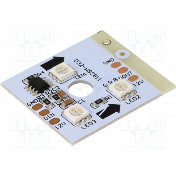 Модуль LED Цвет RGB WORLDSEMI HC-F12V-3535 PCBA (HC-F12V-3535-PCBA)