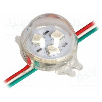 Модуль LED Цвет RGB WORLDSEMI HC-F12V-F30-3L-T