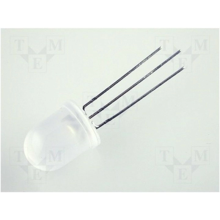 LED 10мм двухцветный красный/зеленый KINGBRIGHT ELECTRONIC L-819EGW (L-819EGW)