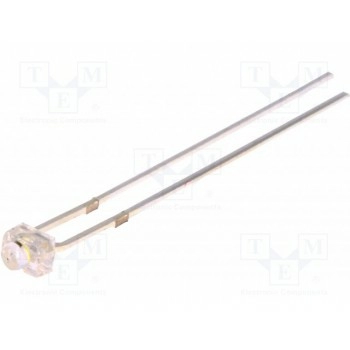 LED 18мм белый холодный 2180мкд OPTOSUPPLY OSW5DK7331A-12V