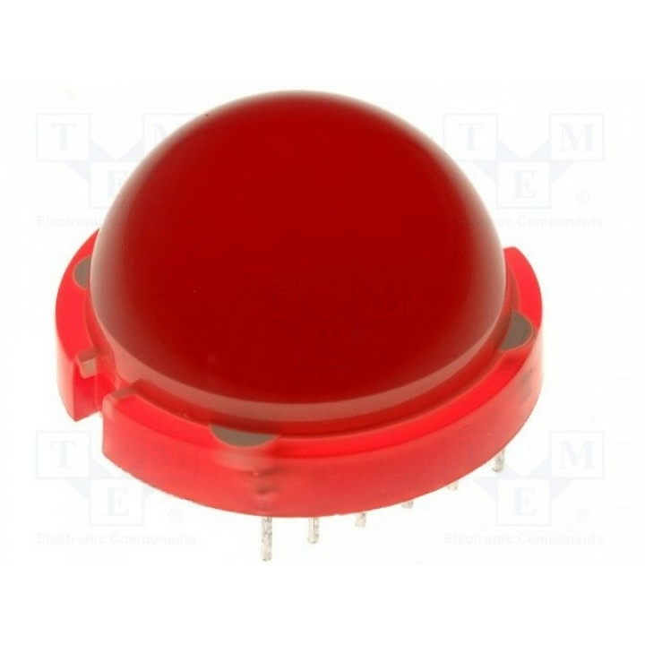 LED 20мм красный 50?80мкд KINGBRIGHT ELECTRONIC DLC-6SRD (DLC-6SRD)