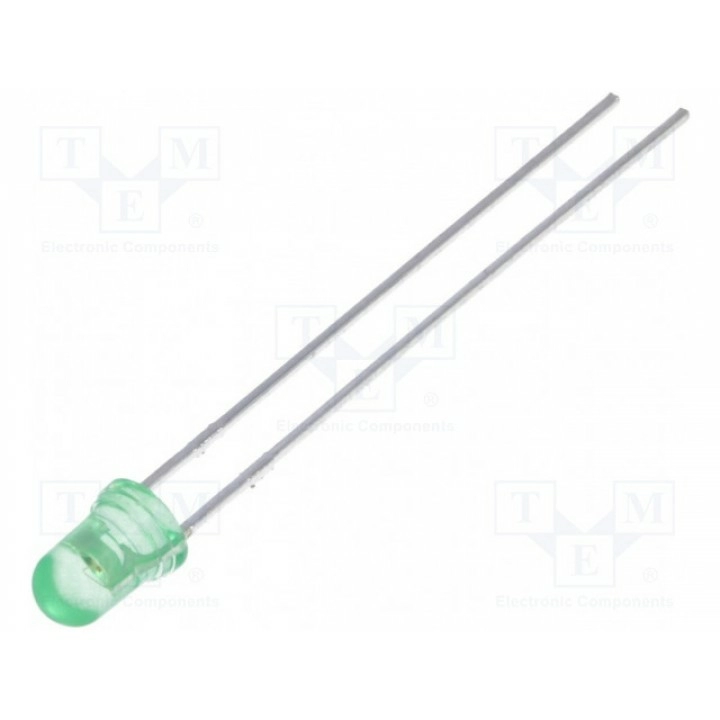 LED 3мм BROADCOM (AVAGO) HLMP-Y502-F0000 (HLMP-Y502-F0000)