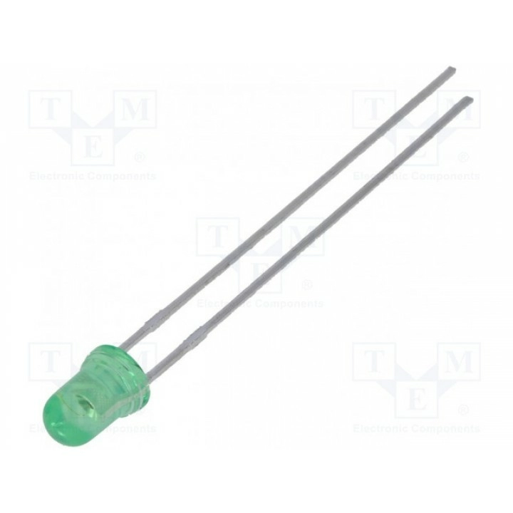 LED 3мм BROADCOM (AVAGO) HLMP-Y802-F0000 (HLMP-Y802-F0000)