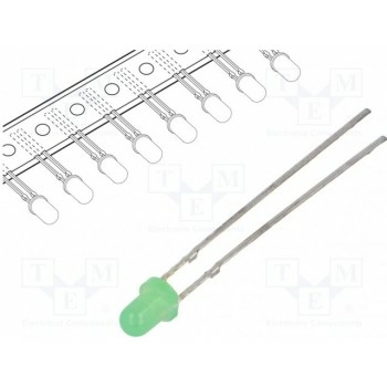 LED 3мм зеленый OPTOSUPPLY OSNG3134A-T