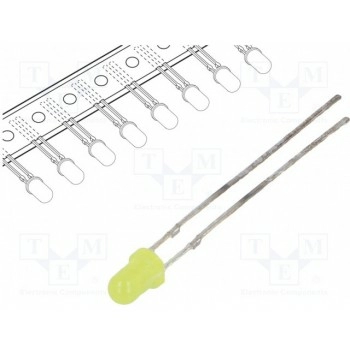 LED 3мм желтый OPTOSUPPLY OSNY3134A-T