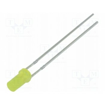 LED 3мм желтый OPTOSUPPLY OSY5JA3NE4A