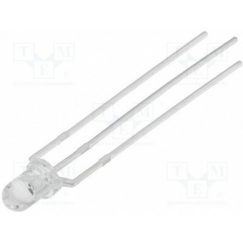 LED 3мм двухцветный желтый/зеленый OPTOSUPPLY OSYGHC3131A