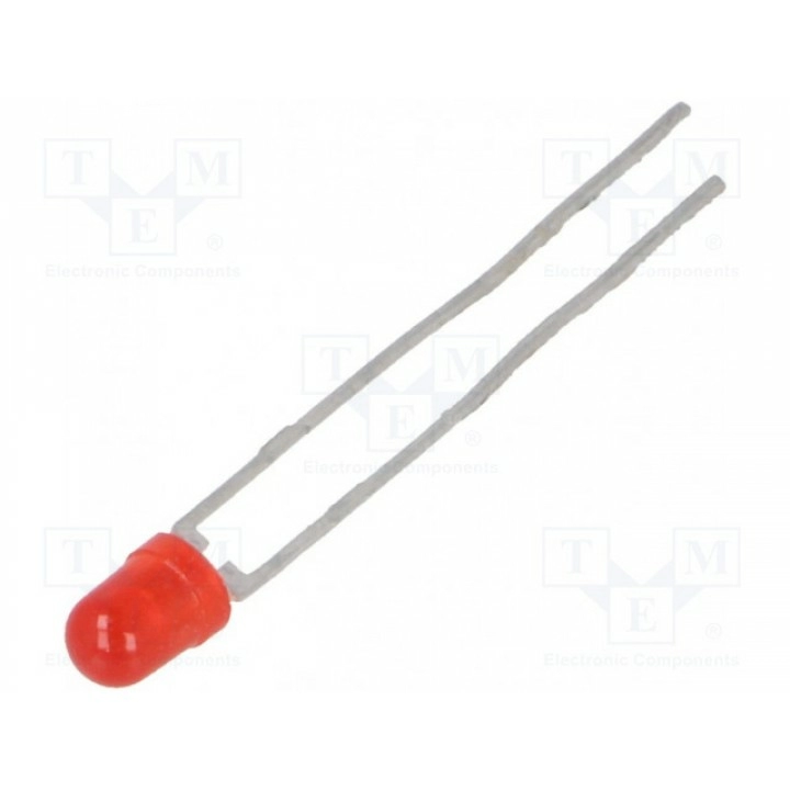 LED 3мм VISHAY TLHR4400-AS12Z (TLHR4400-AS12Z)