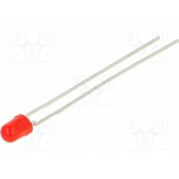 LED 3мм красный VISHAY TLUR4400