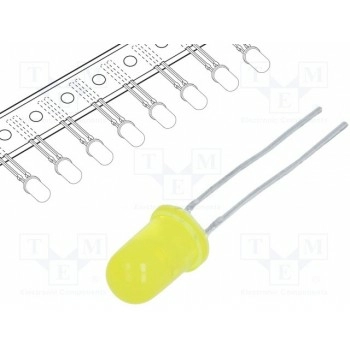 Led 5мм KINGBRIGHT ELECTRONIC L-53LYD-TNR2.54