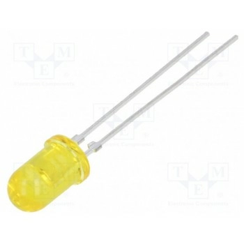 LED 5мм желтый VISHAY TLHY5200