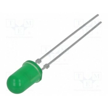 LED 5мм зеленый VISHAY TLLG5401