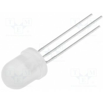 LED 8мм двухцветный красный/зеленый KINGBRIGHT ELECTRONIC L-799SURKCGKW