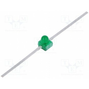 LED 165мм зеленый осевые выводы BROADCOM (AVAGO) HLMP-6500