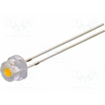 LED 48мм белый теплый мигающий OPTOSUPPLY OS6MFL56E1A