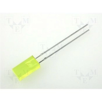 LED прямоугольная 5x25мм желтый KINGBRIGHT ELECTRONIC L-383YDT