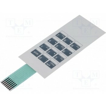 Клавиатура мембранная количество кнопок 12 LC ELEKTRONIK STD34-07