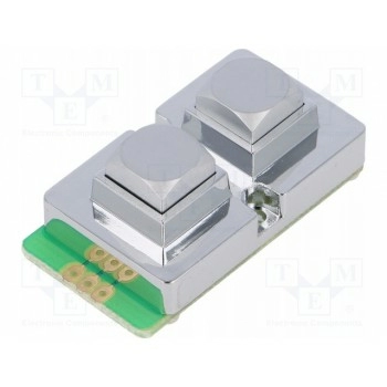 Клавиатура количество кнопок 2 ACCORD AK-102-B-SSS-WP-MM