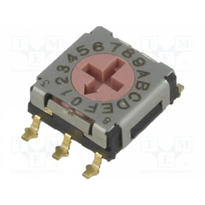 Кодирующий переключатель hex/bcd ECE ERD716M06Z (ERD616RMZ-SMD)