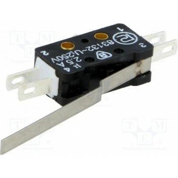 Микропереключатель snap action с рычагом PROMET 83 132 S54 AR35.75