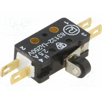 Микропереключатель snap action с рычагом (с роликом) PROMET 83 132 S54 KR-9,3