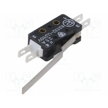 Микропереключатель snap action с рычагом PROMET 83 132S 54 AR35.75