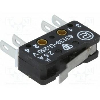 Микропереключатель snap action с рычагом PROMET 83 133 S54 AR14.75