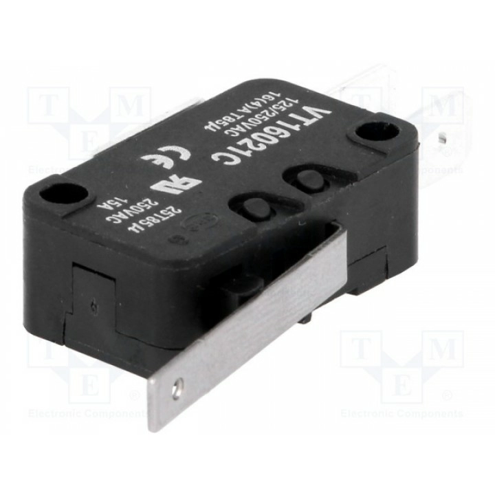 Микропереключатель snap action с рычагом HIGHLY VT16021C (VT16021C)