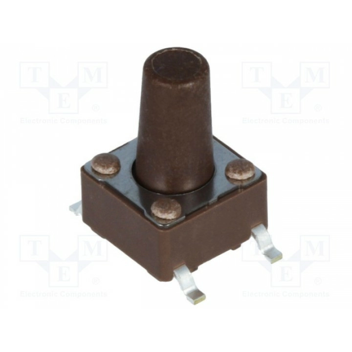 Тактовая кнопка spst-no DIPTRONICS DTSM-65N-V-B (DTSM-65N-V-B)