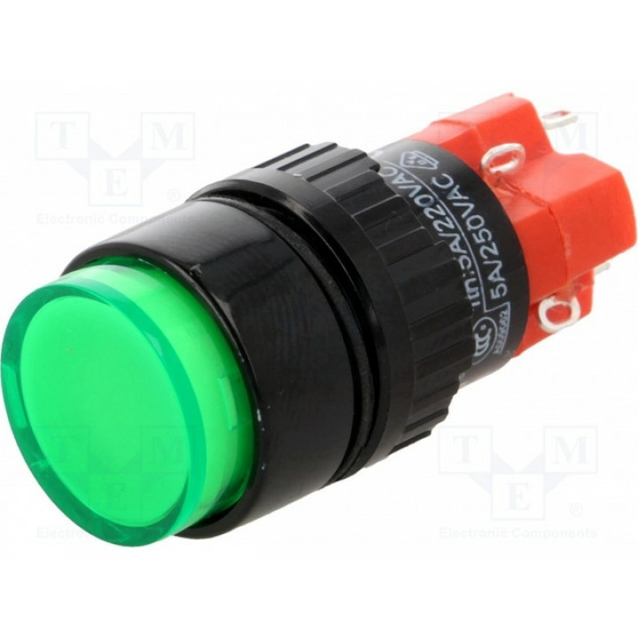 Кнопочный переключатель 2 положенияONPOW V16Y-11-24G (V16Y-11-24G)