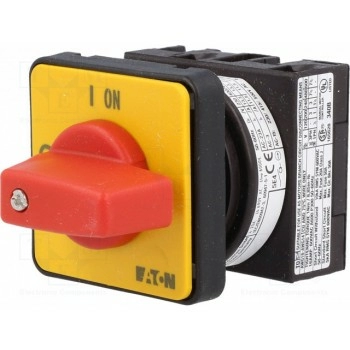 Переключатель аварийный кулачковый 2-позиционный EATON ELECTRIC T0-1-8200E-RT