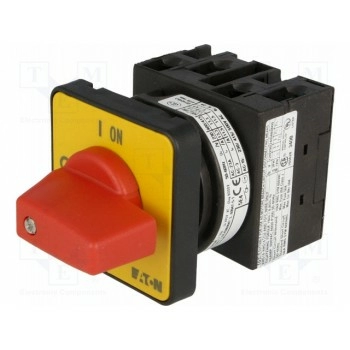 Переключатель аварийный кулачковый 2-позиционный EATON ELECTRIC T0-2-1E-RT