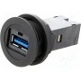 Гнездо usb 22мм HARTING 09454521904 (09454521904)