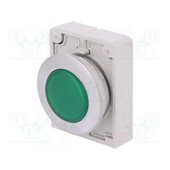 Сигнальная лампа 30мм EATON ELECTRIC M30C-FL-G